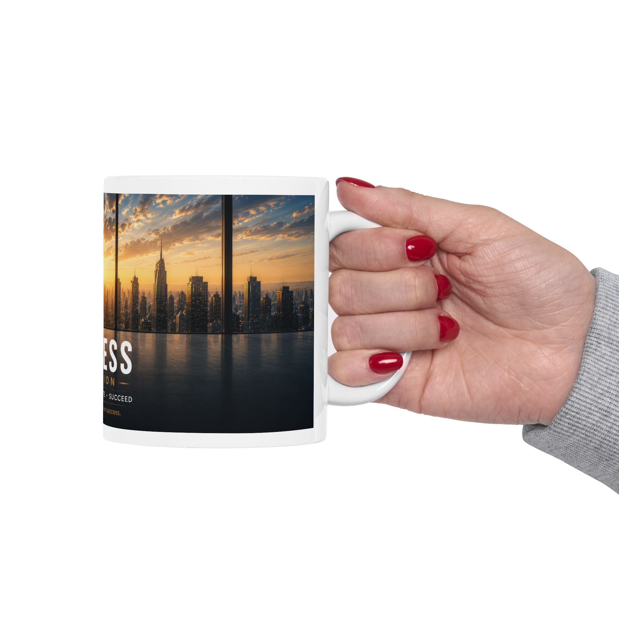 Business Ceramic Mug (11oz, 15oz) | Office Coffee Mug | Planet of Thoughts