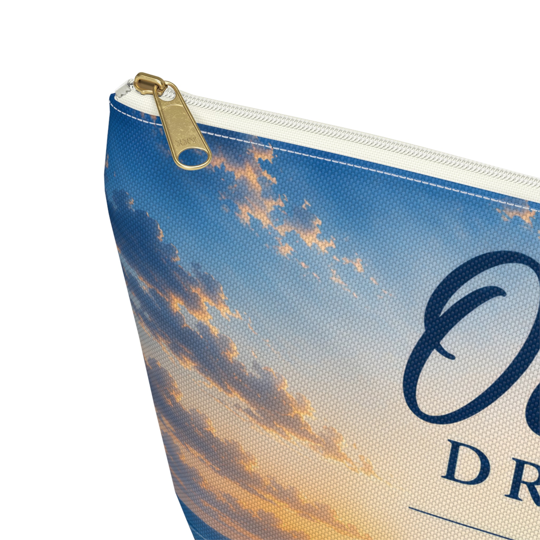 Ocean Dreams Accessory Pouch — Sea Sunset Cosmetic Bag