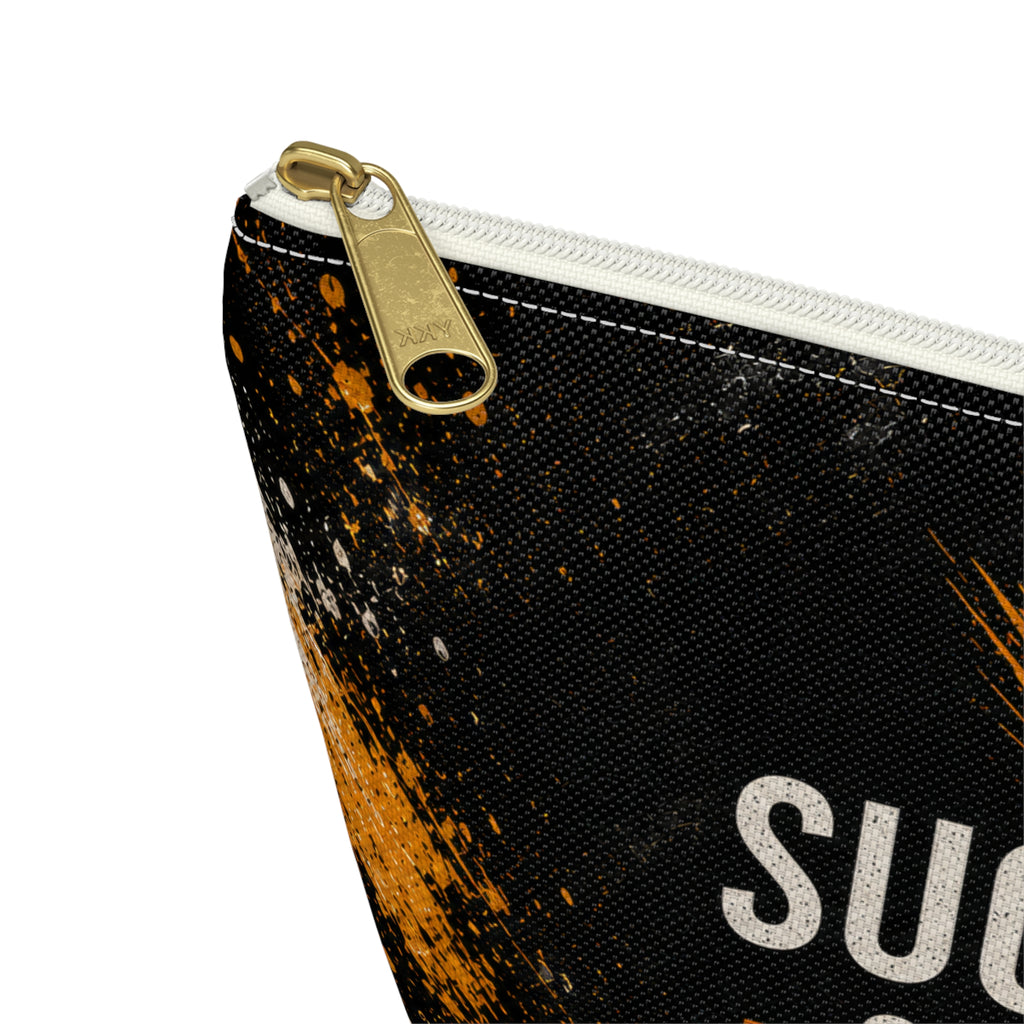 Success Starts Today Accessory Pouch — Motivational T-Bottom Pouch