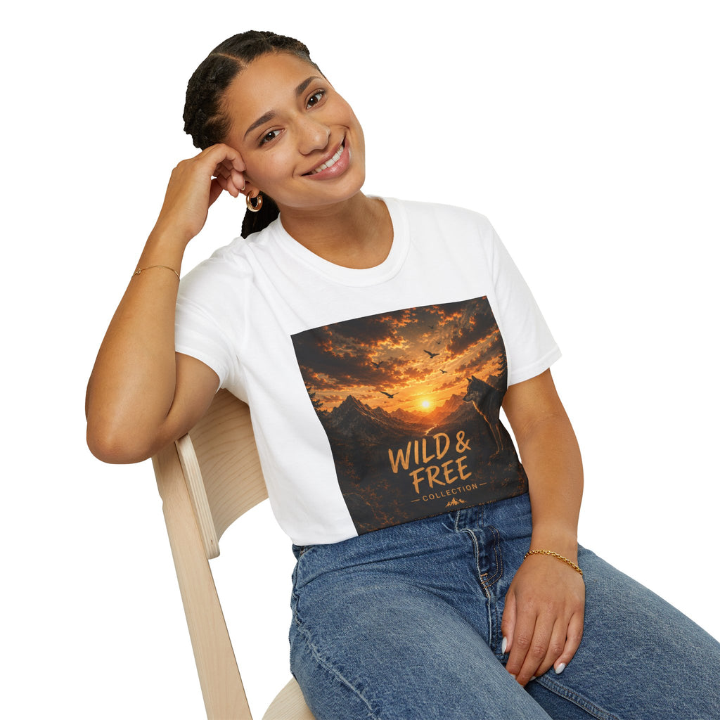 Wild & Free Sunset Mountain T-Shirt