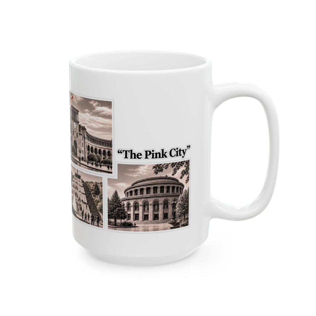 Yerevan Photo Collage Ceramic Mug – Armenian Souvenir Gift (11oz & 15oz)
