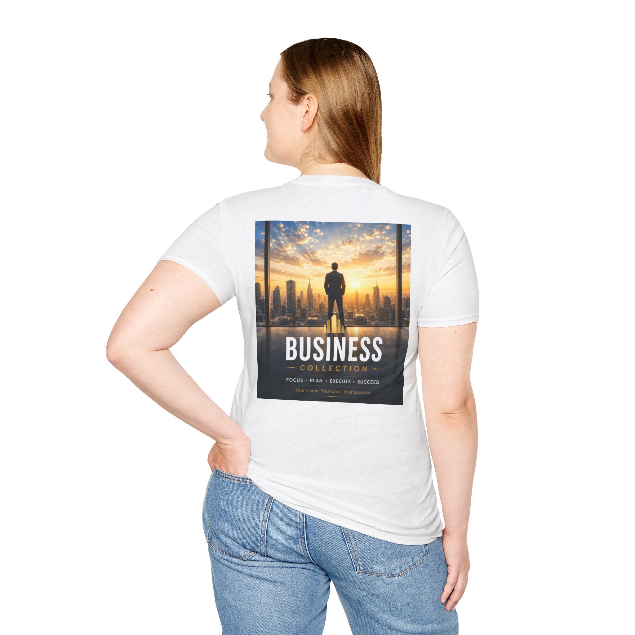 Business Collection T-Shirt — Inspirational City Skyline Success Tee