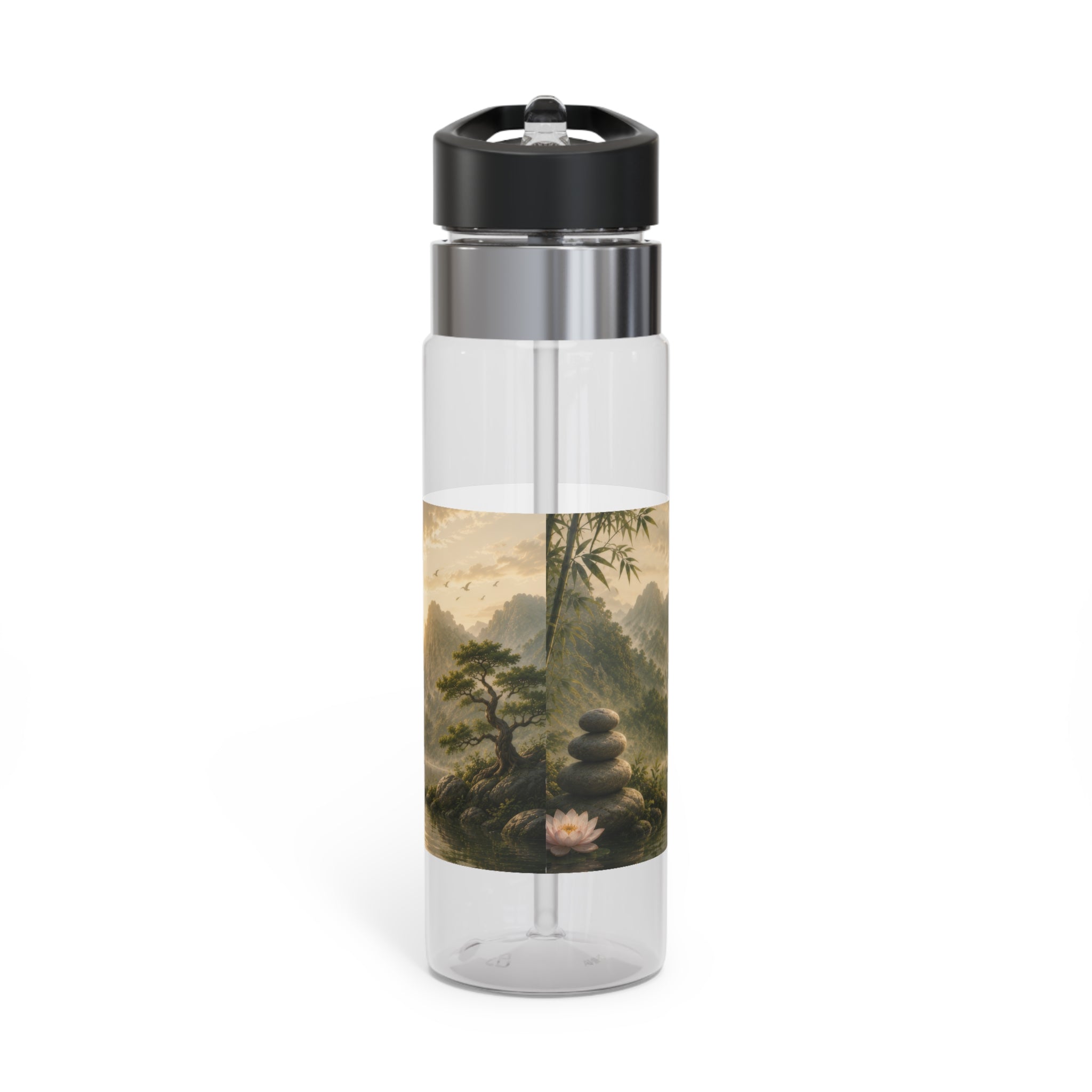 Zen Collection 20oz Tritan Sport Bottle – Inspirational Calm Water Bottle