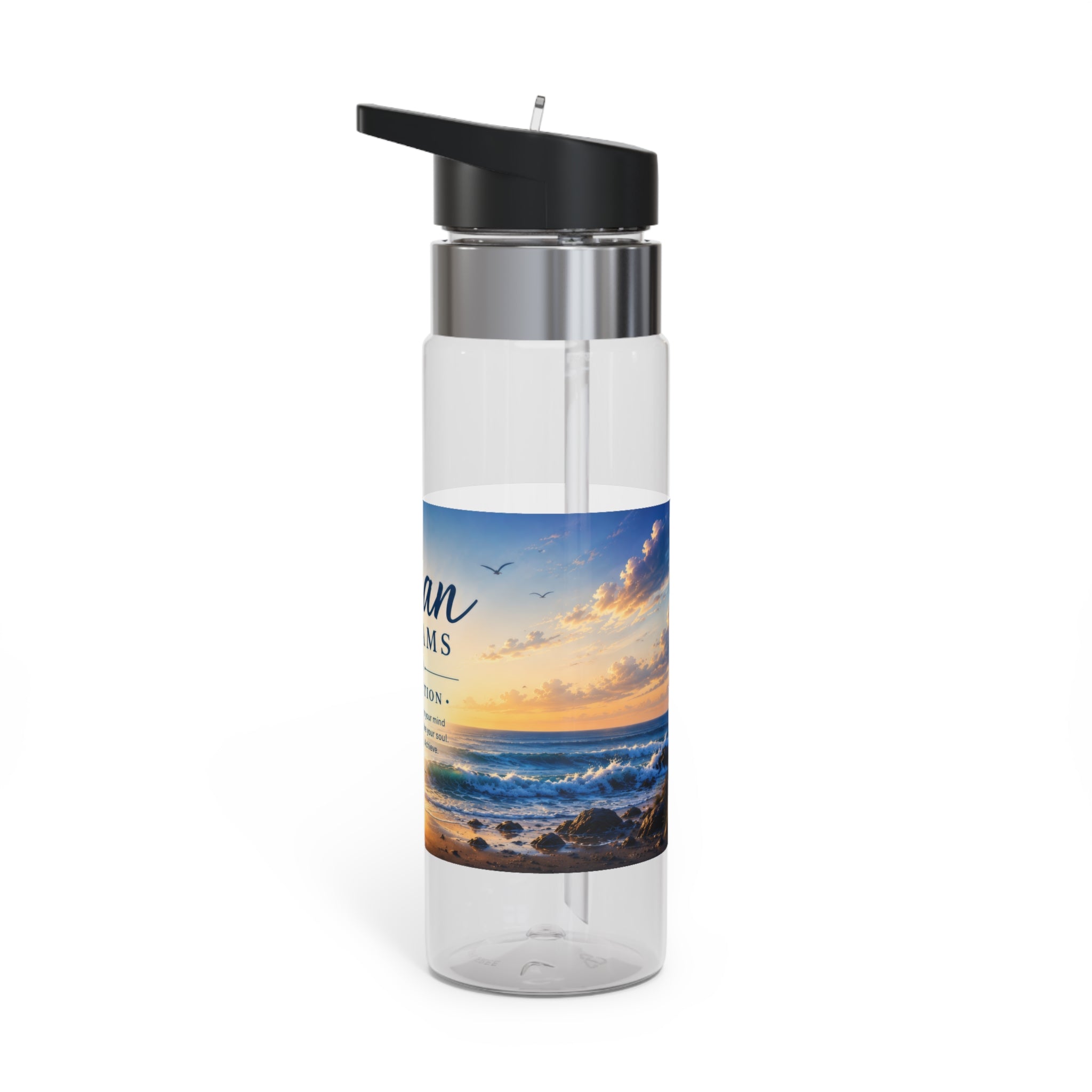 Ocean Dreams 20oz Tritan Sport Bottle — Coastal Sunset Water Bottle