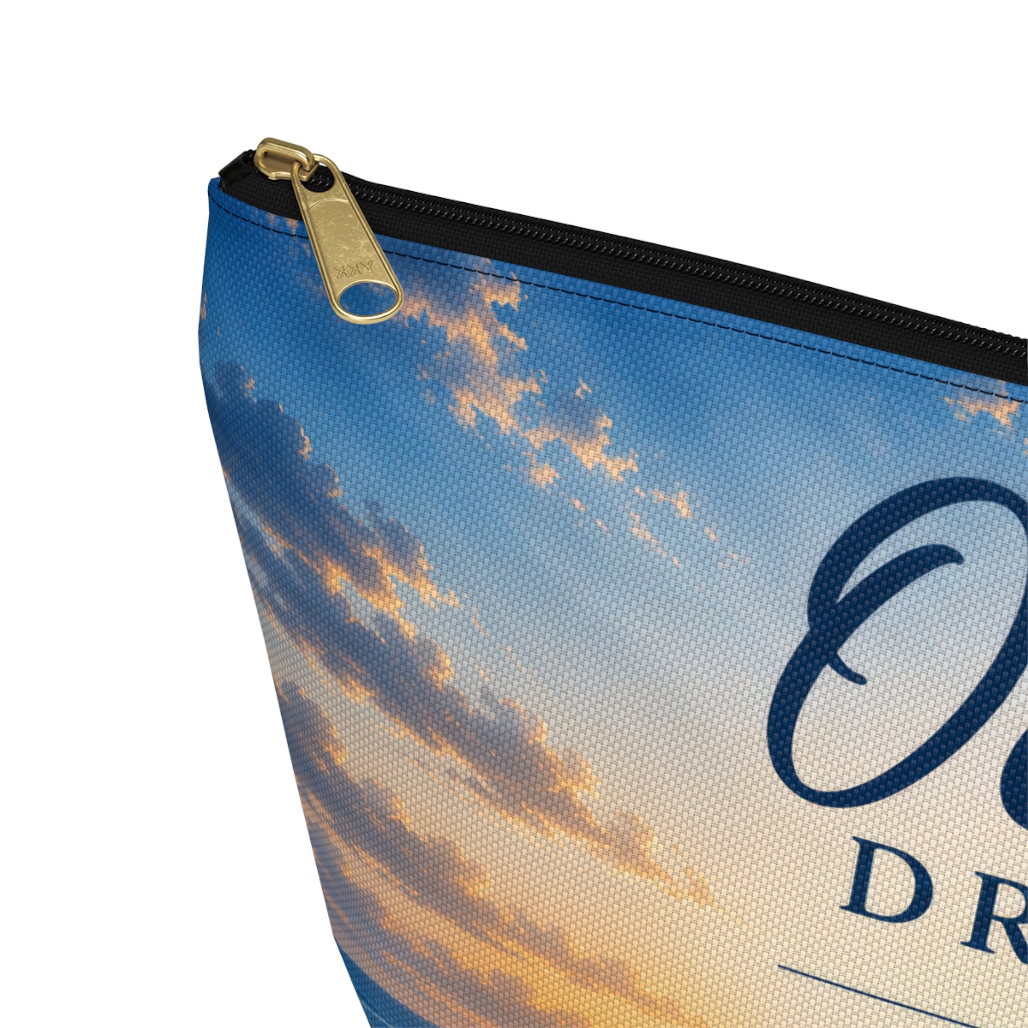 Ocean Dreams Accessory Pouch — Sea Sunset Cosmetic Bag