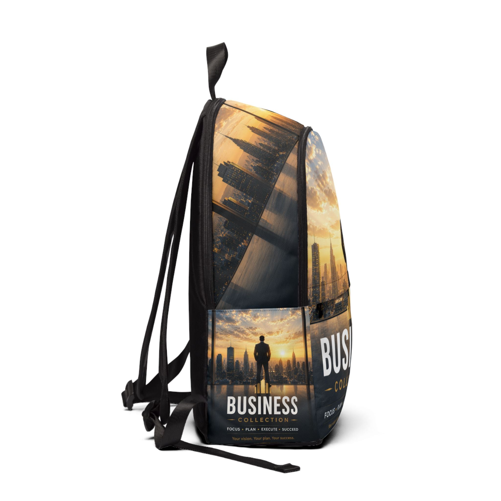 Business Collection Backpack — Motivational Cityscape Work & Commute Bag