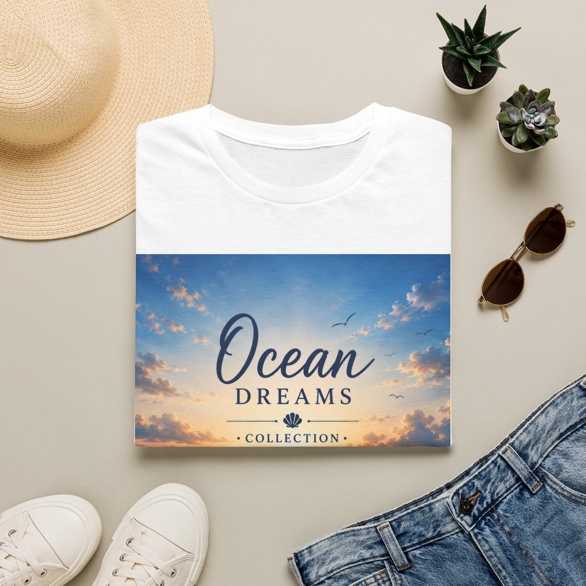 Ocean Dreams Tee — Sunset Beach Graphic T-Shirt