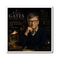 Bill Gates - Tech Leader Portrait Magnet