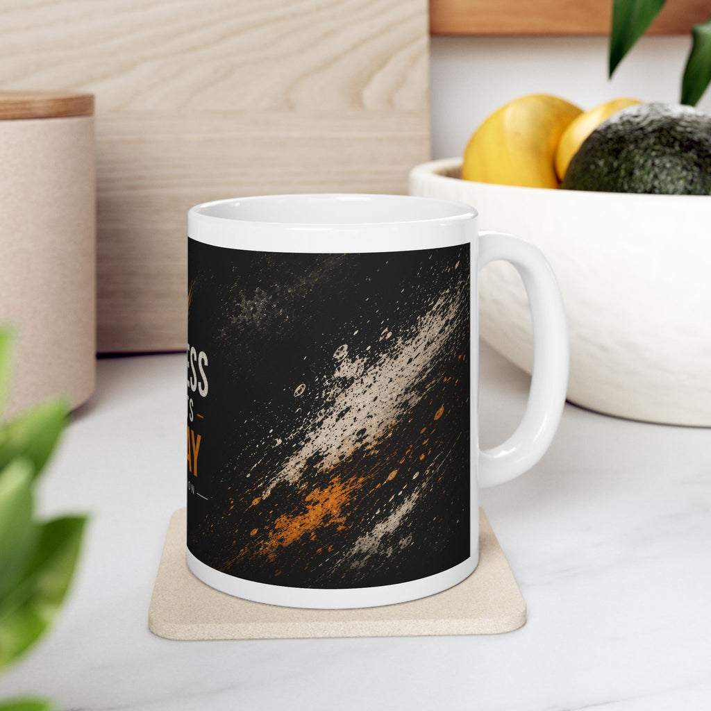 Success Starts Today Ceramic Mug (11oz, 15oz) | Motivational Coffee Mug | Planet of Thoughts