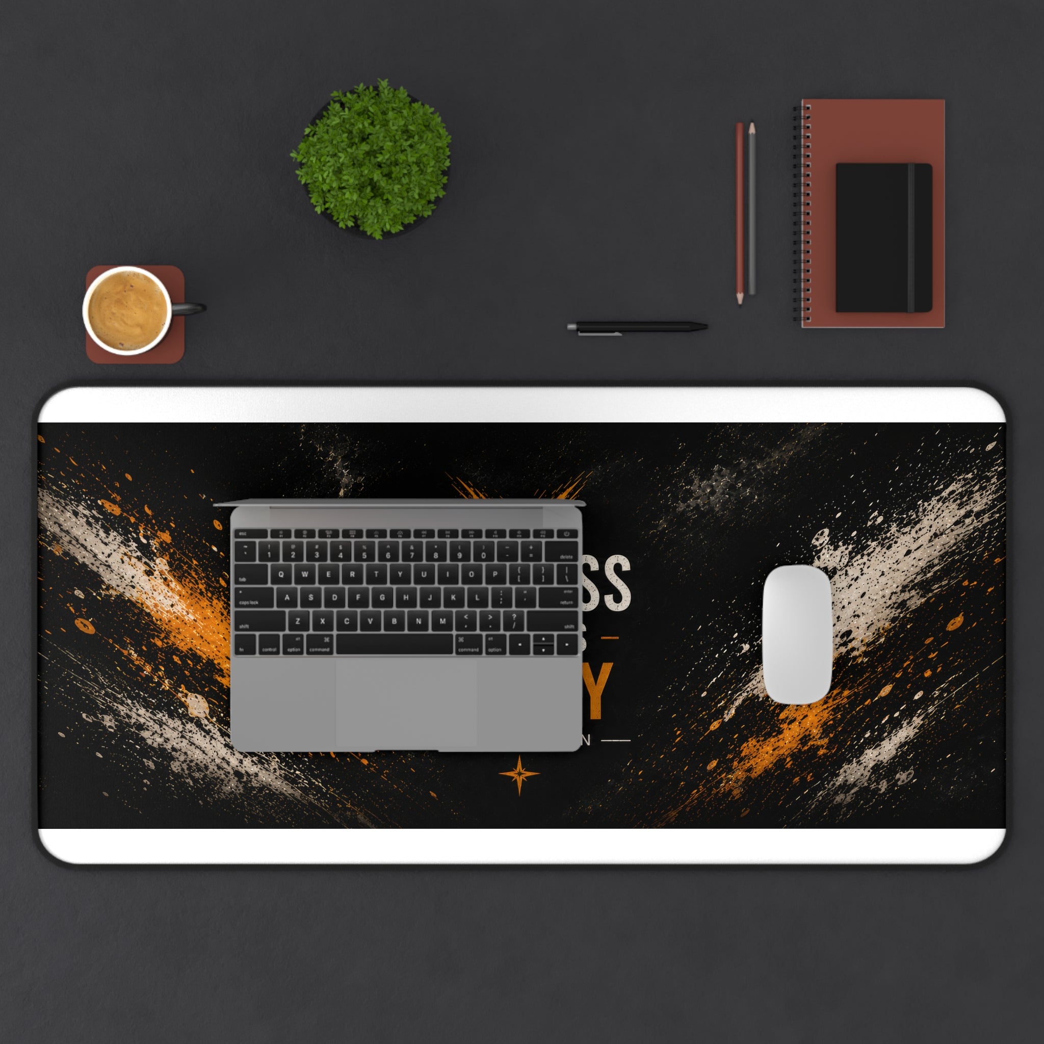 'Success Starts Today' Motivational Desk Mat — Large Gaming/Office Mousepad