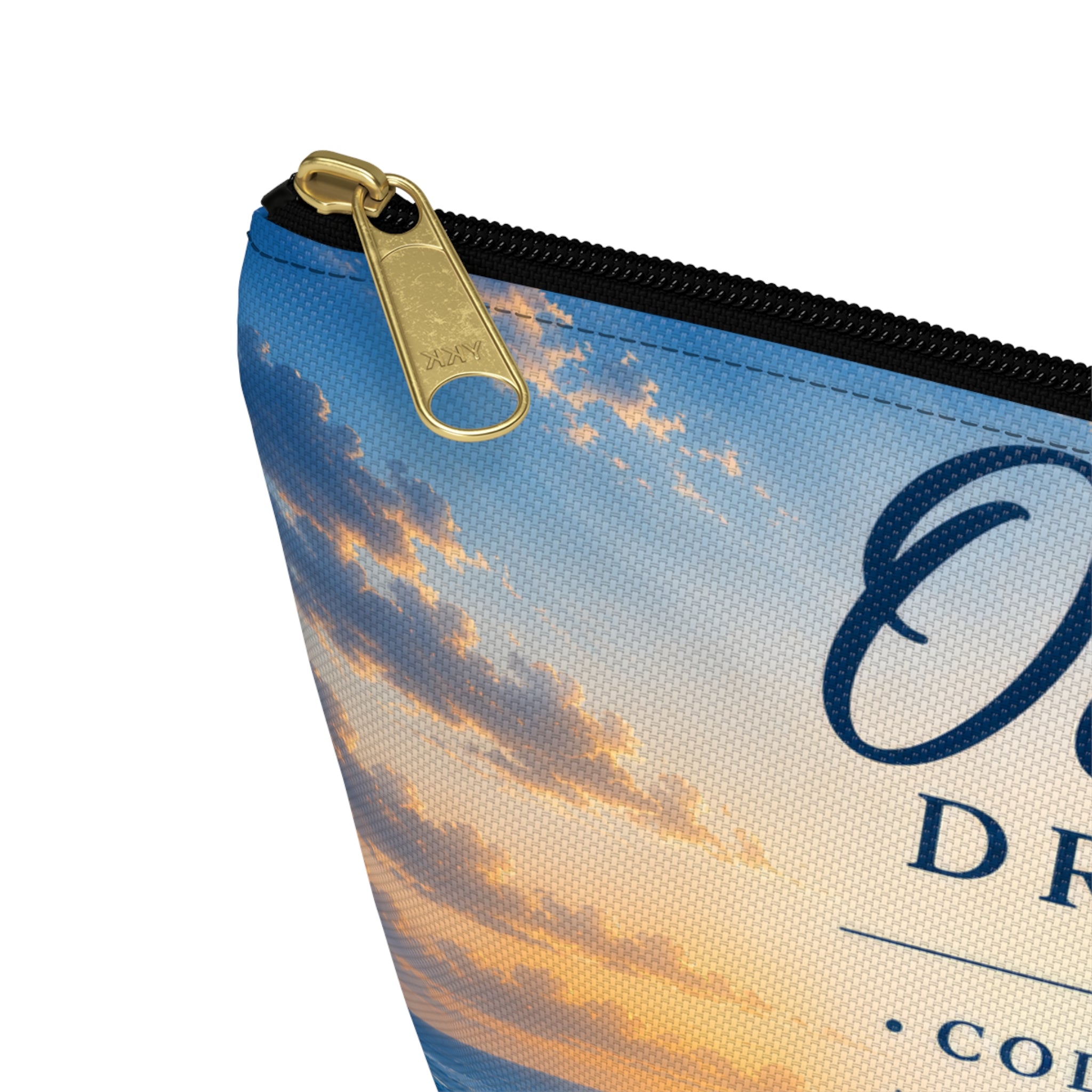 Ocean Dreams Accessory Pouch — Sea Sunset Cosmetic Bag
