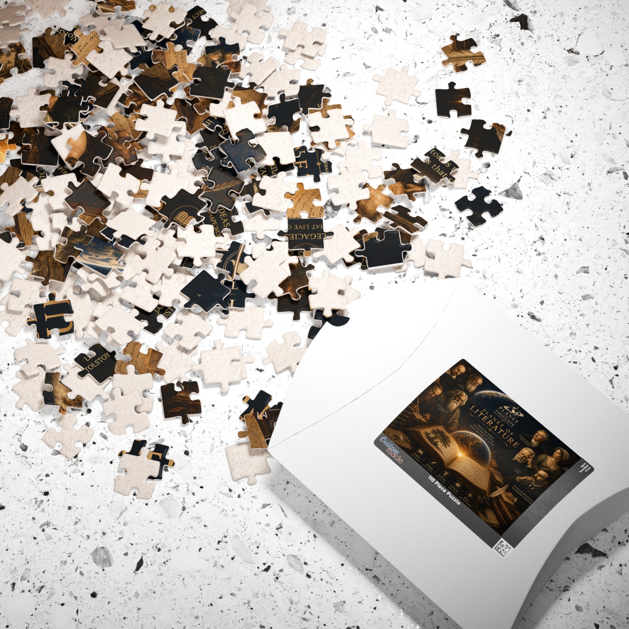 Planet of Literature Jigsaw Puzzle - 110 Pcs - Hor. — Literature Classics