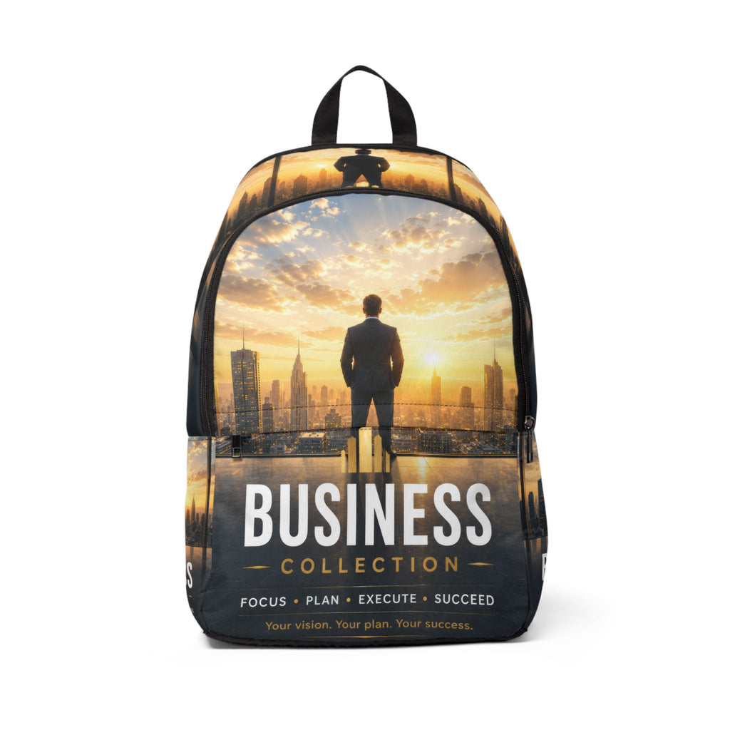 Business Collection Backpack — Motivational Cityscape Work & Commute Bag