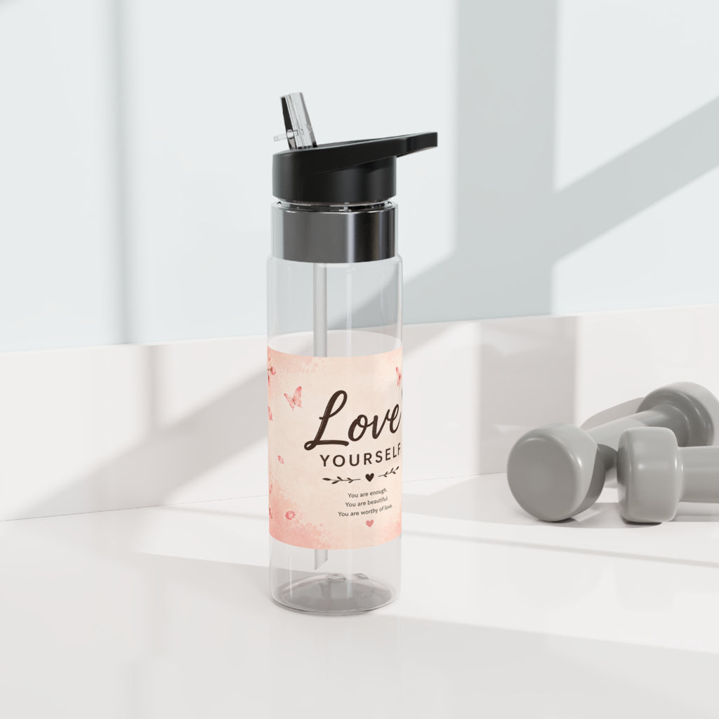 Love Yourself Floral 20oz Sport Bottle