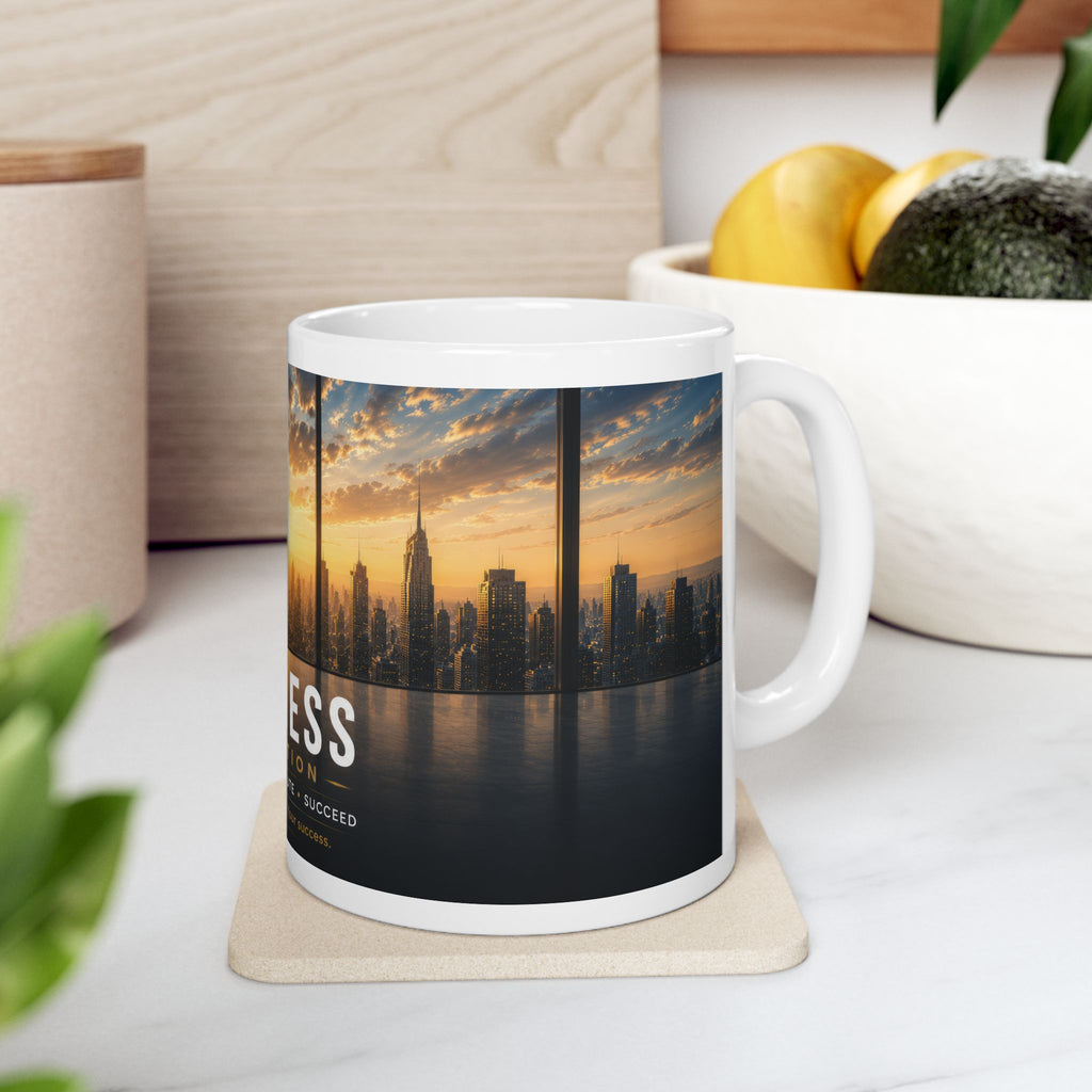Business Ceramic Mug (11oz, 15oz) | Office Coffee Mug | Planet of Thoughts