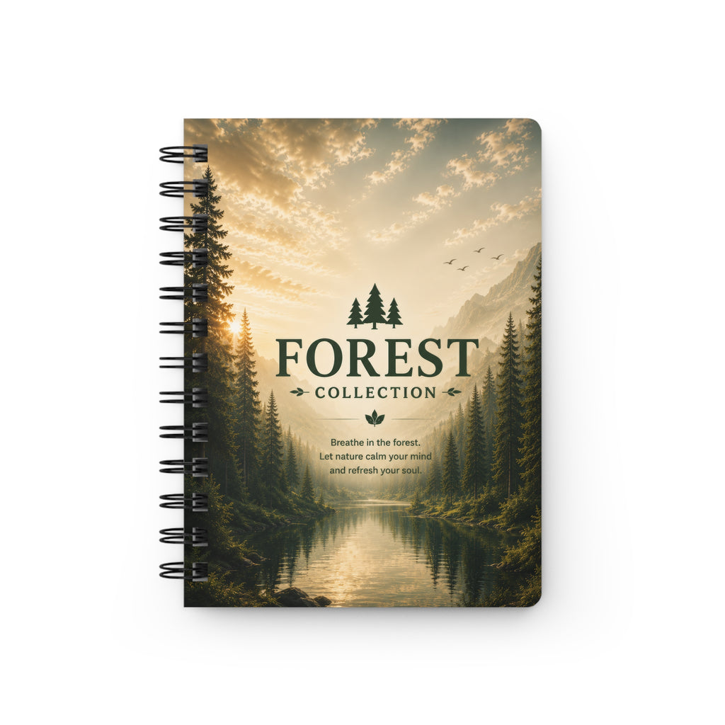 Forest Collection Spiral Journal — Nature-Inspired Lined Notebook