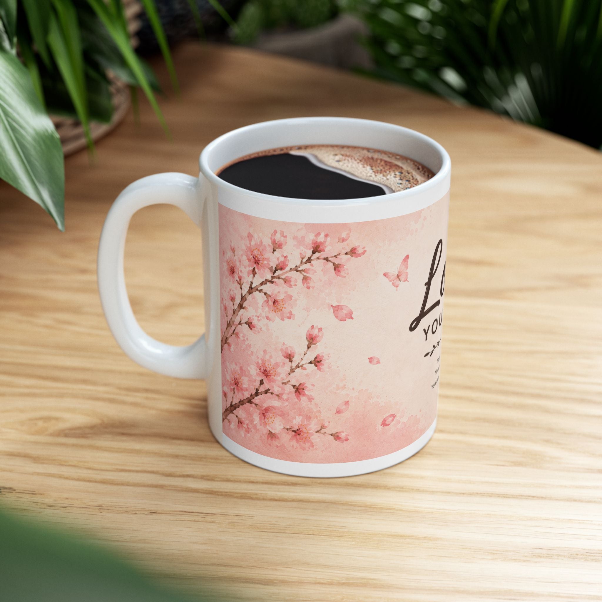 Love Yourself Ceramic Mug (11oz, 15oz) | Self Love Coffee Mug | Planet of Thoughts