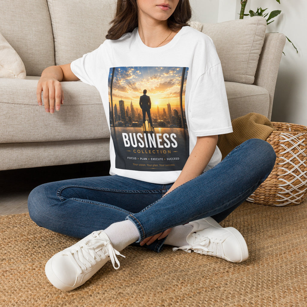 Business Collection T-Shirt — Inspirational City Skyline Success Tee