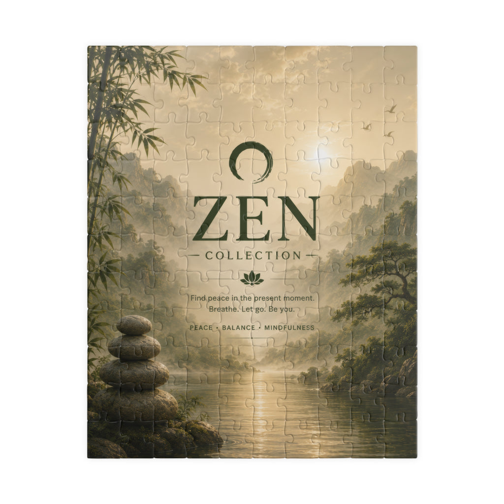 Zen Collection Scenic Jigsaw Puzzle — Mindfulness Meditation Puzzle (110/252/520/1014 pc)
