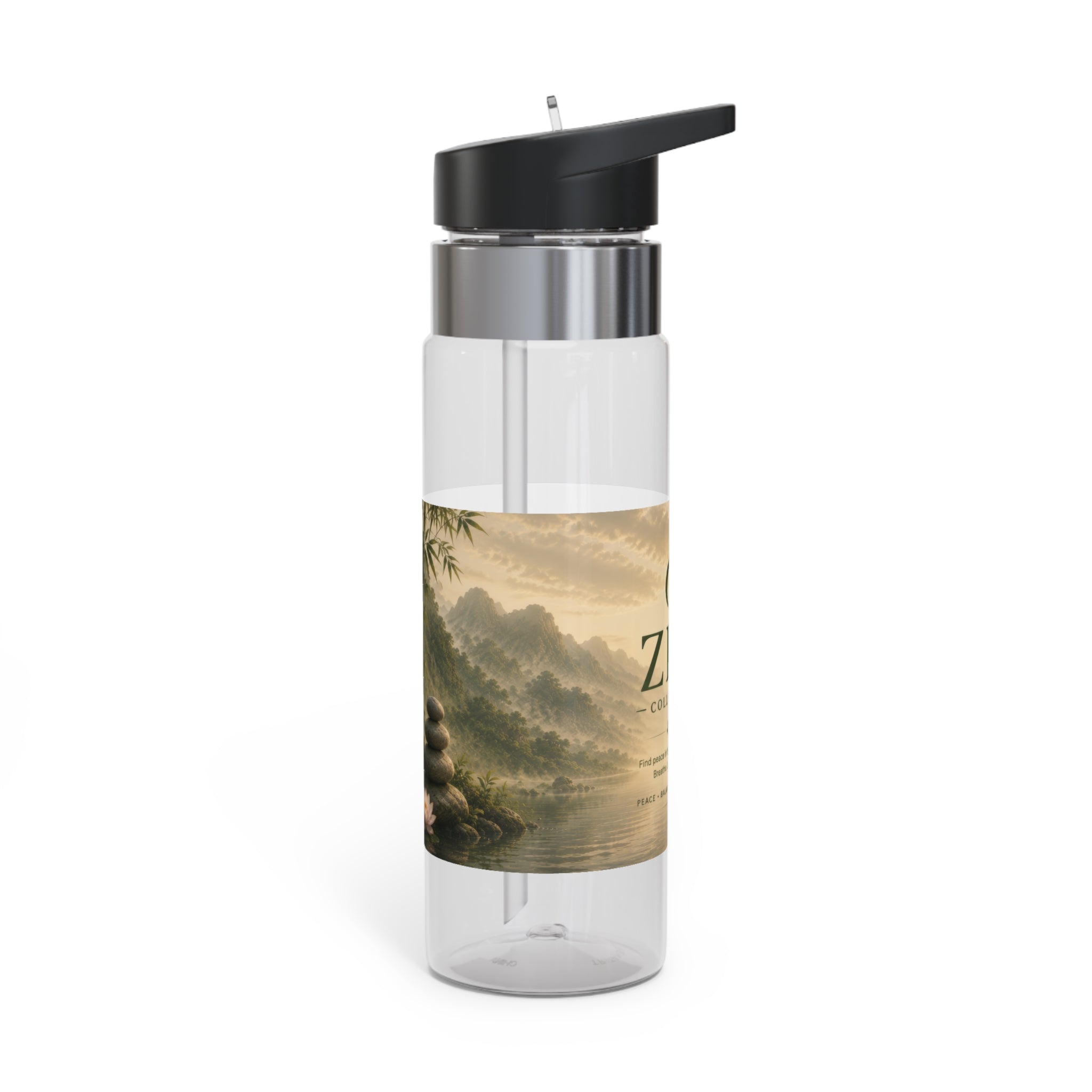 Zen Collection 20oz Tritan Sport Bottle – Inspirational Calm Water Bottle
