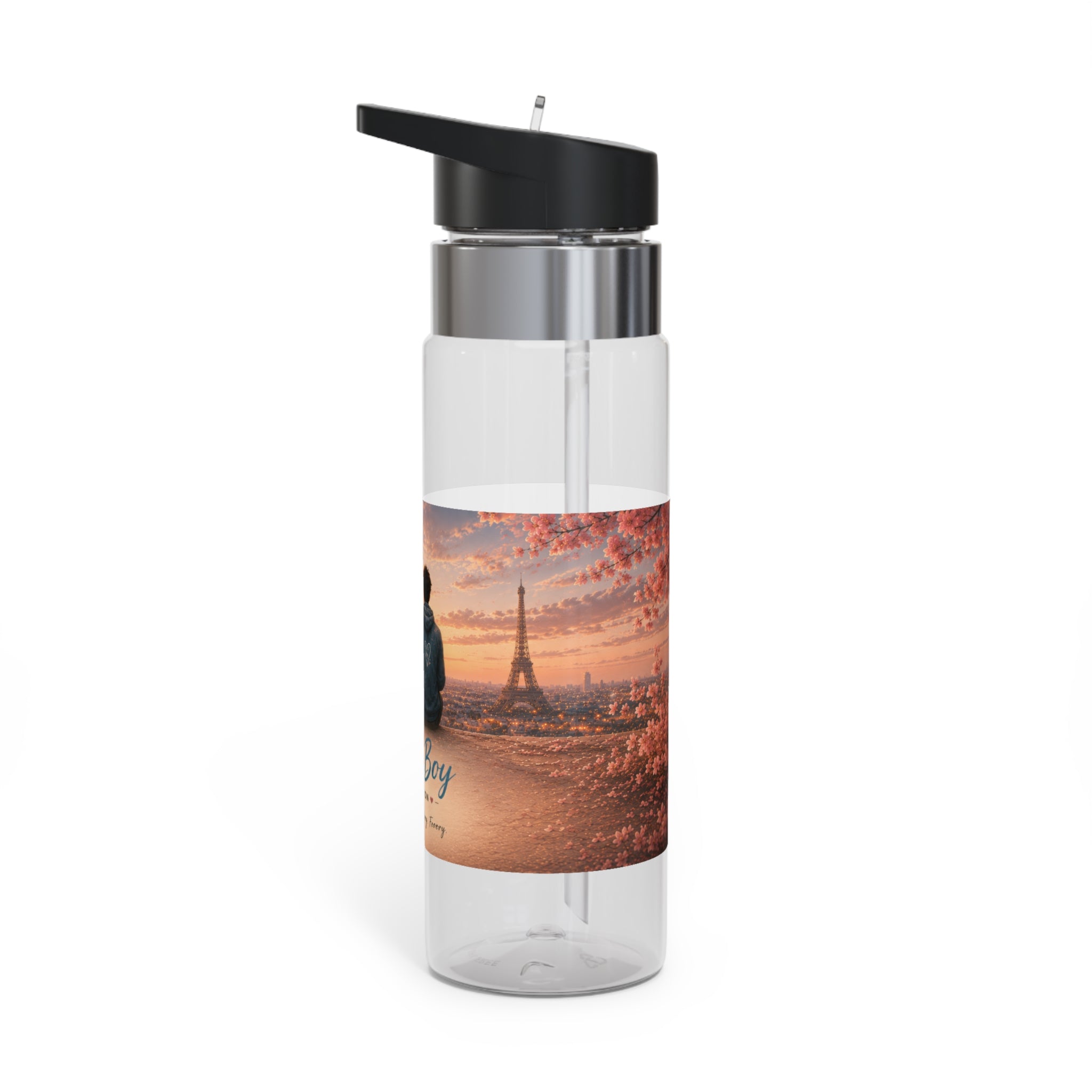 Girl & Boy Sunset Couple Sport Bottle — 20oz Tritan Water Bottle