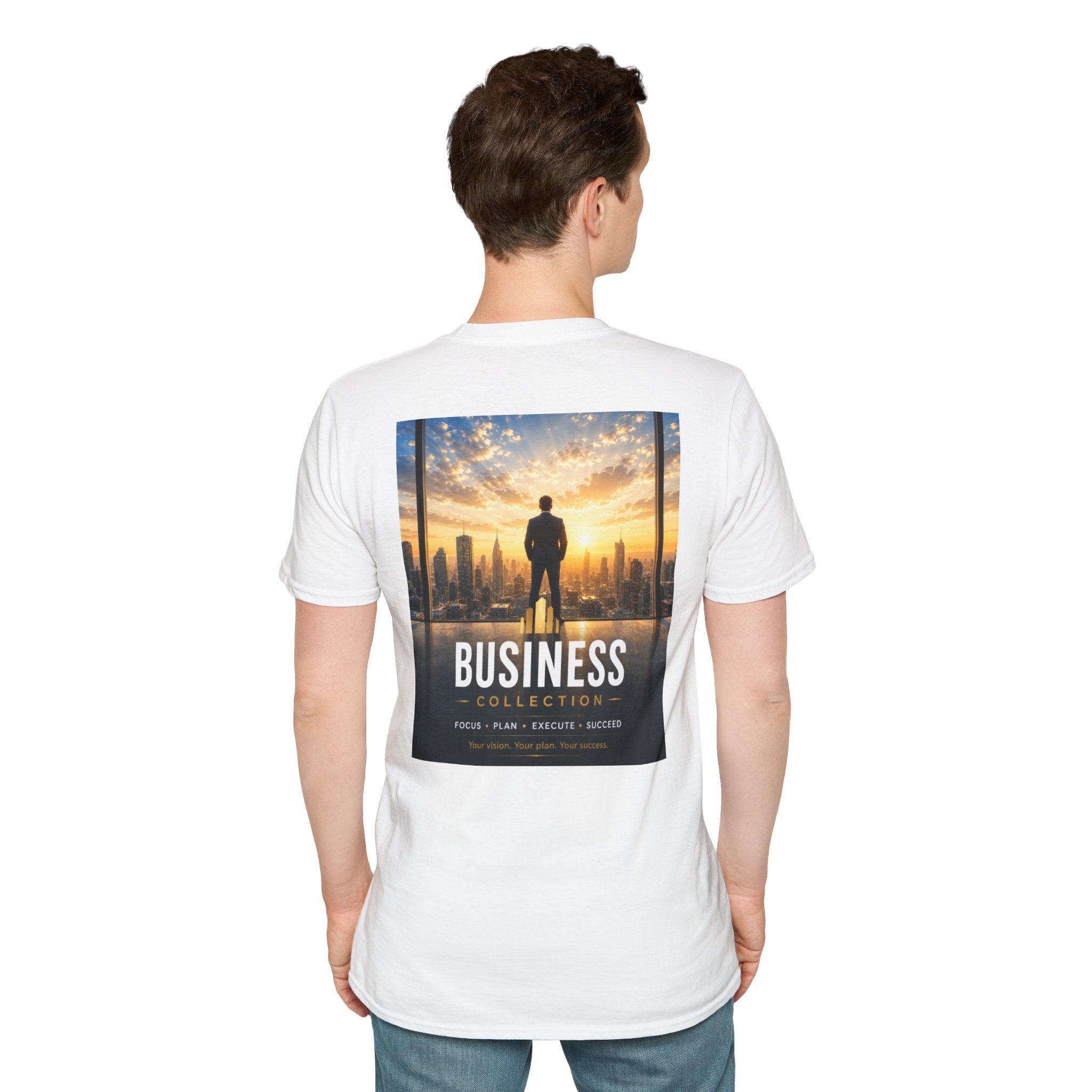 Business Collection T-Shirt — Inspirational City Skyline Success Tee