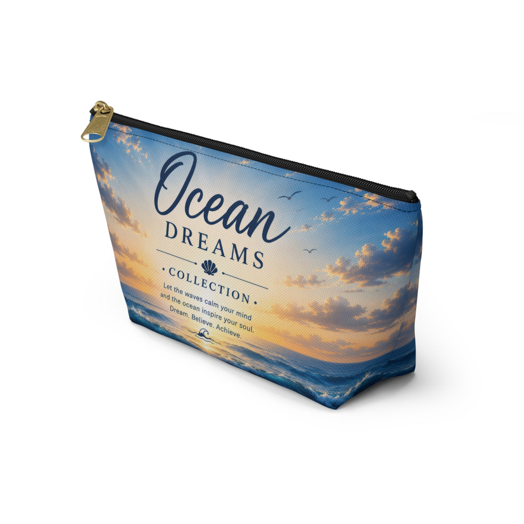 Ocean Dreams Accessory Pouch — Sea Sunset Cosmetic Bag