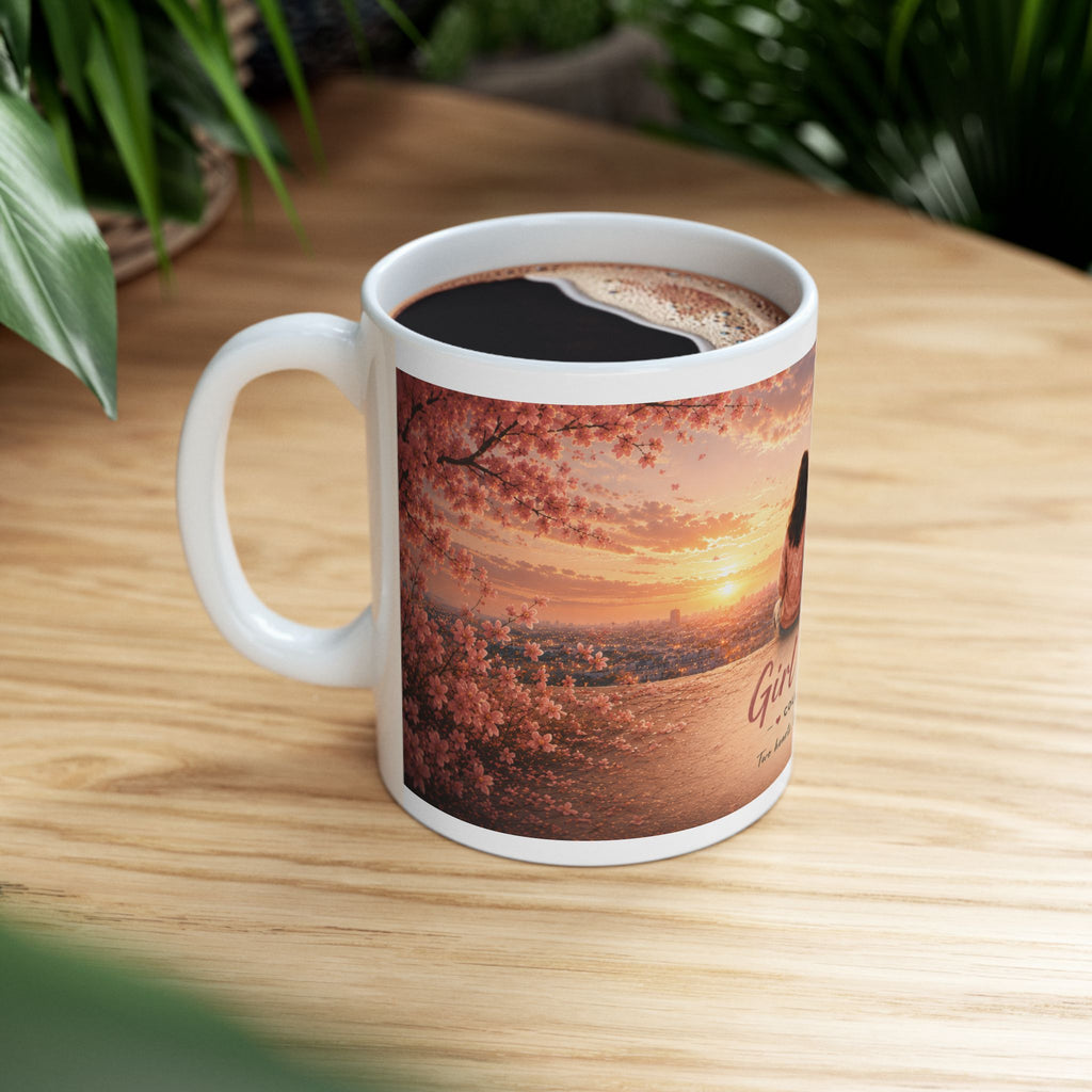 Girl & Boy Ceramic Mug (11oz, 15oz) | Friendship & Love Mug | Planet of Thoughts