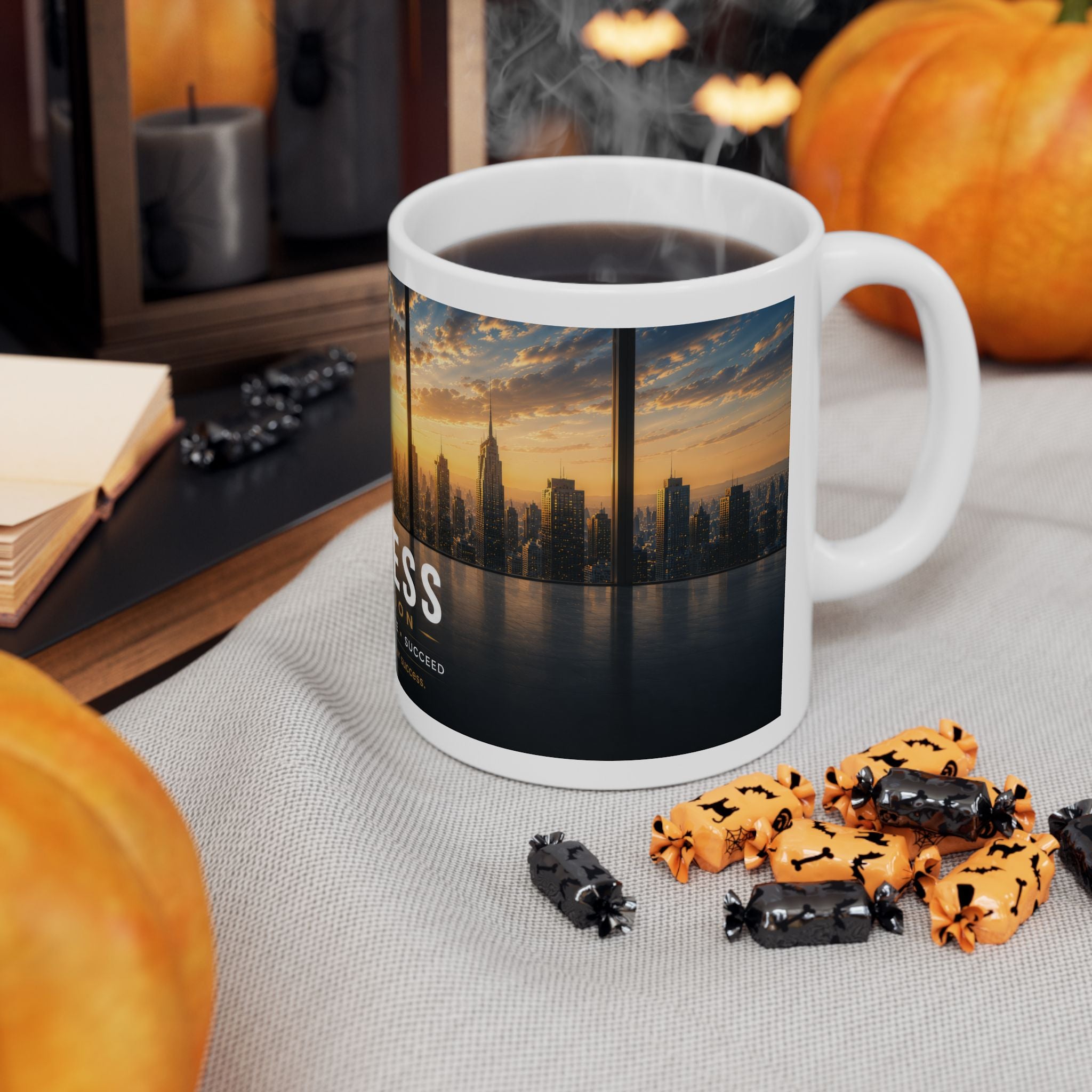 Business Ceramic Mug (11oz, 15oz) | Office Coffee Mug | Planet of Thoughts