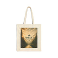 Forest Collection Canvas Tote Bag — Scenic Mountain Lake Nature Print