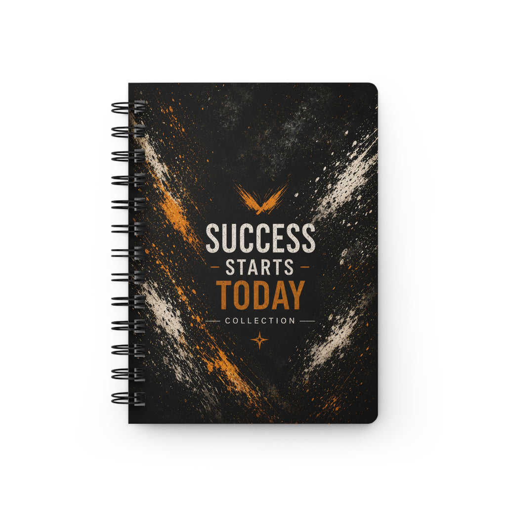 Success Starts Today Spiral Journal — Motivational Goal Planner
