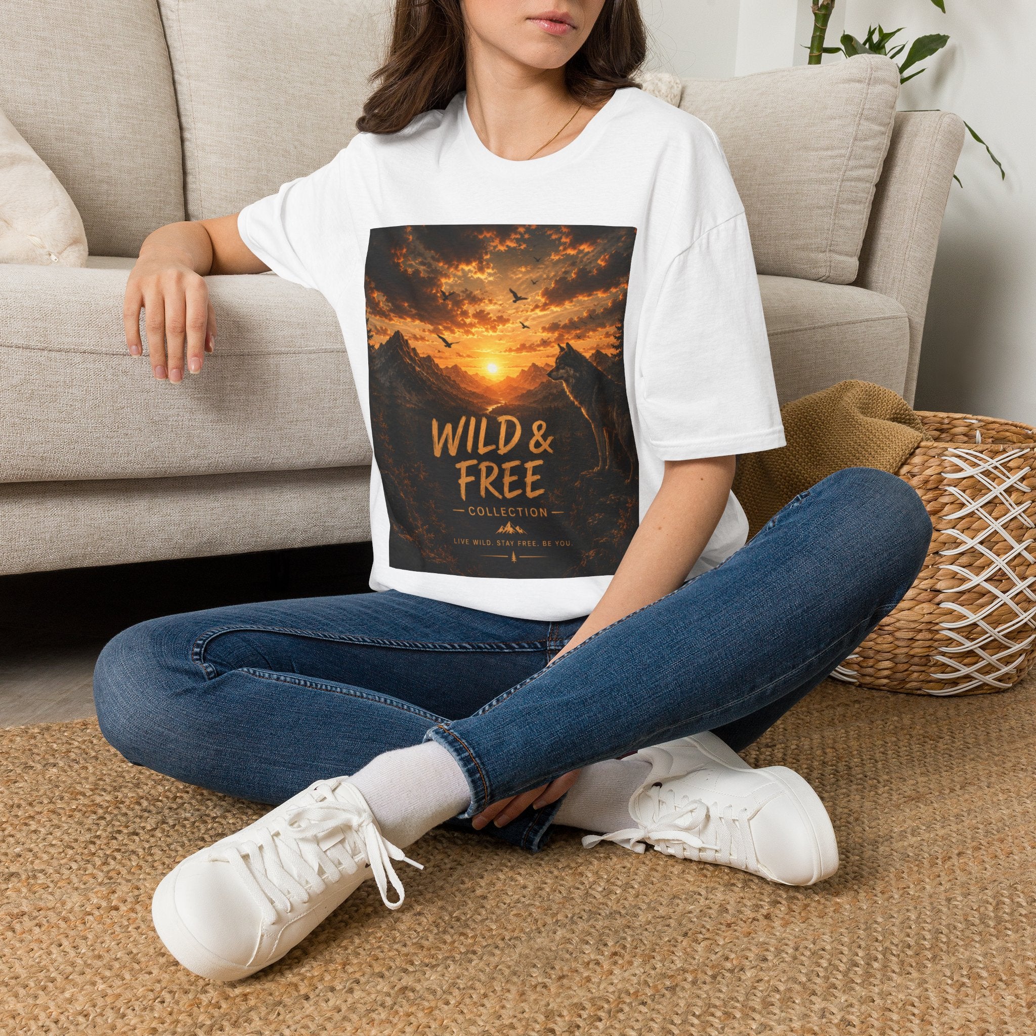 Wild & Free Sunset Mountain T-Shirt