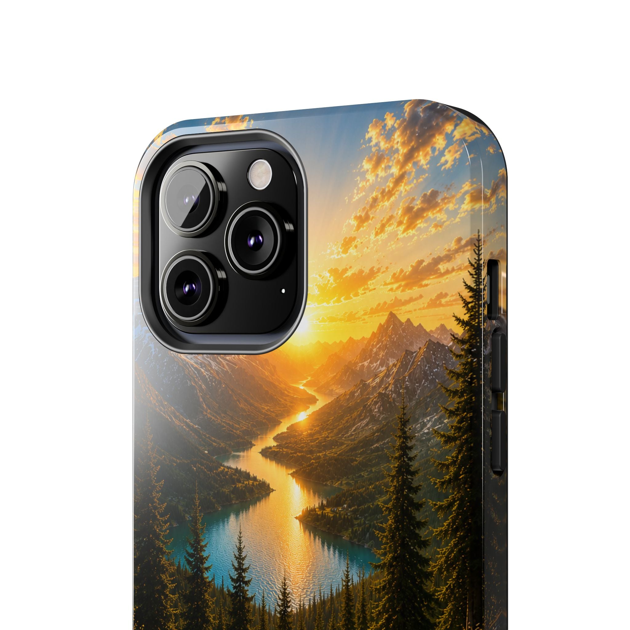 Adventure Awaits Phone Case — Scenic Mountain Landscape Protective Case