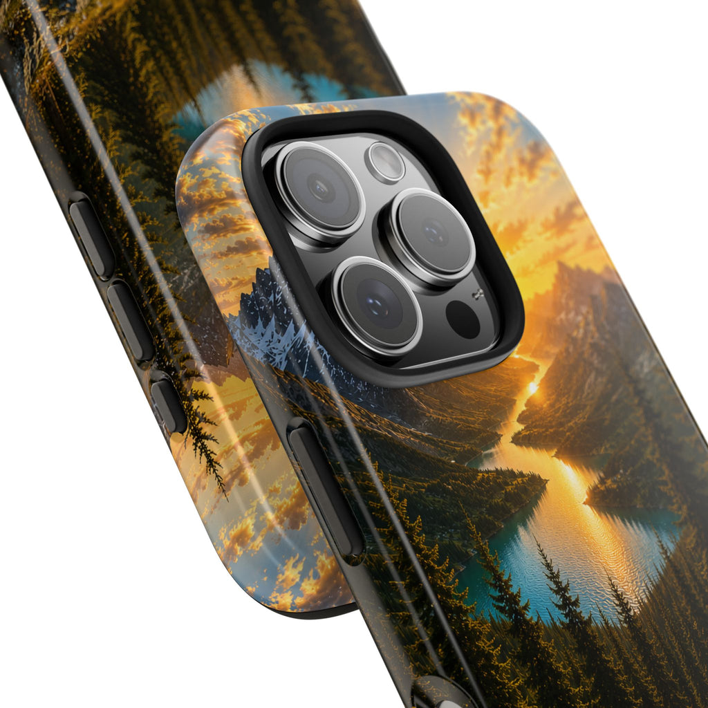Adventure Awaits Phone Case — Scenic Mountain Landscape Protective Case