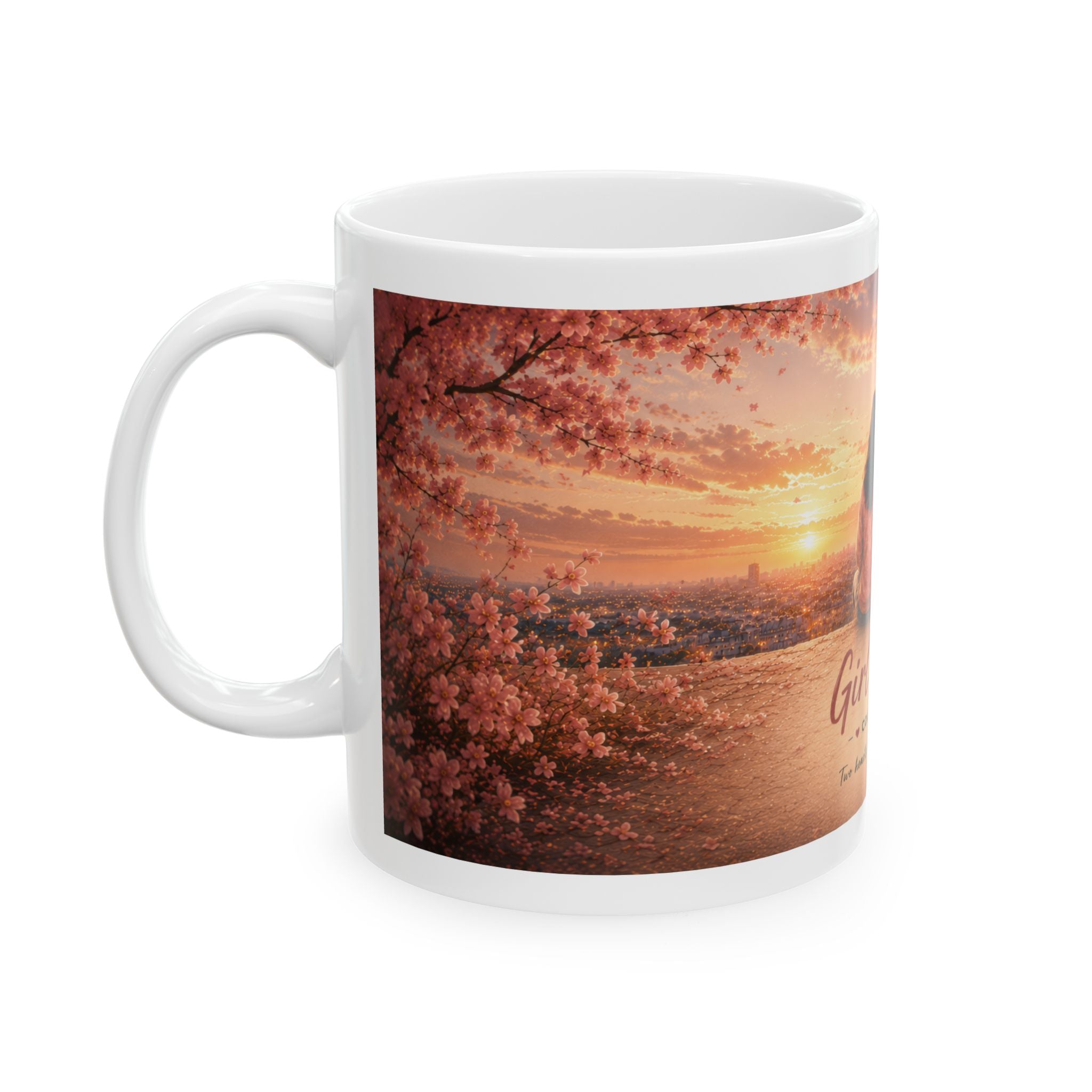 Girl & Boy Ceramic Mug (11oz, 15oz) | Friendship & Love Mug | Planet of Thoughts