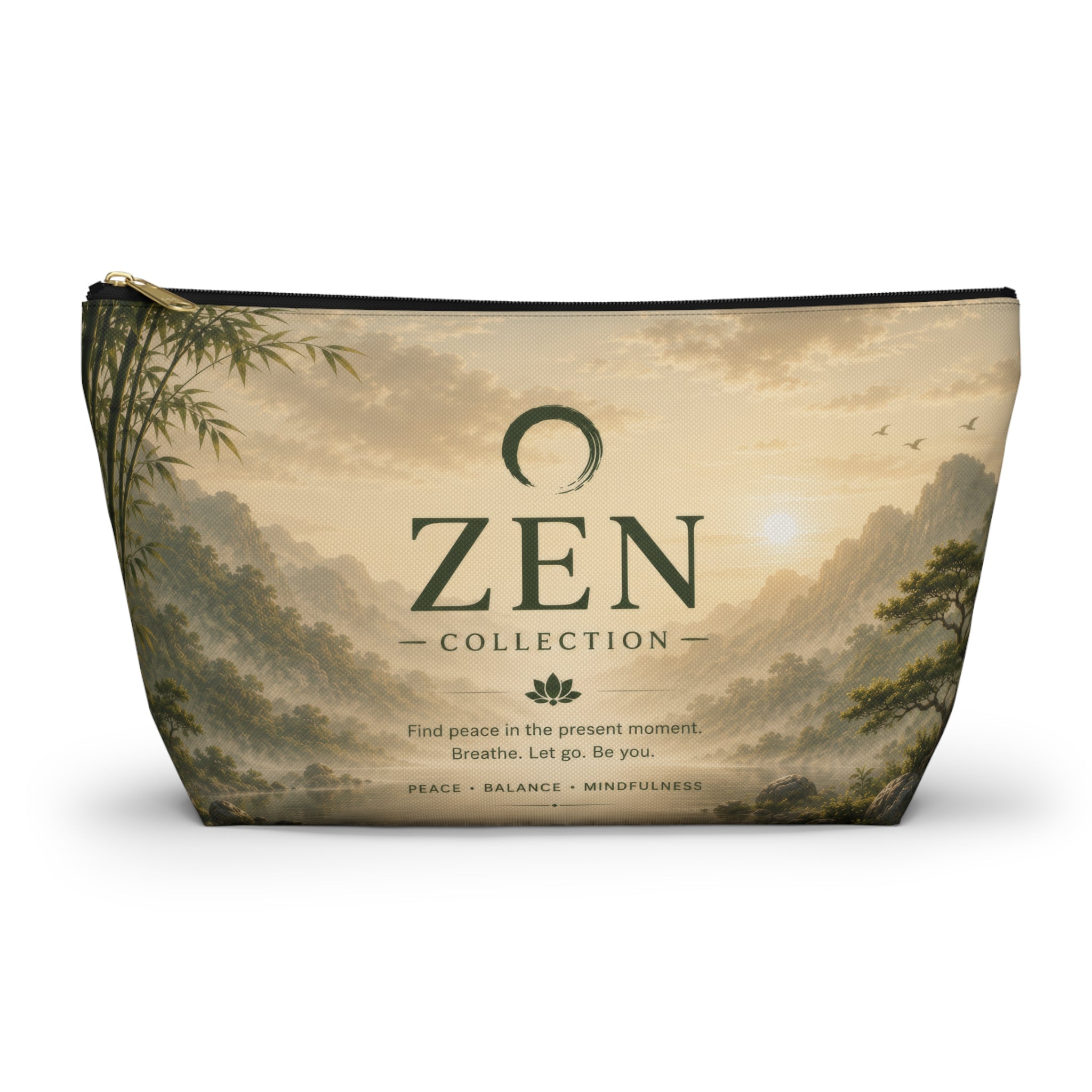 Zen Collection Accessory Pouch — T-Bottom Makeup & Travel Bag